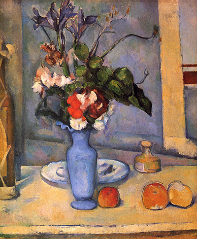 The Blue Vase Paul Cezanne